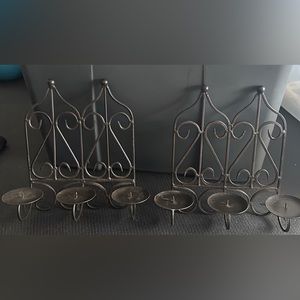 Wall candle sconces